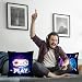 GiantGo 2Stück Kissenbezüge mit Videospiel-Thema, ausgefallene Coole Gaming-Muster, Wörter, Kissenbezüge für Gamer, Sofa, Bett, Überwurf-Kissenbezüge, Dekoration, Game-Controller-Muster