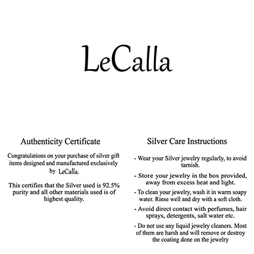 Image of LeCalla 925 Sterling Silver BIS Hallmarked Italian 3.5 MM, 7 MM Solid Diamond-Cut Figaro Link Chain Necklace for Men Women (16, 18, 20, 22, 24, 26 Inches)