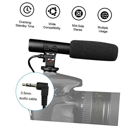 Micrófono de cámara DSLR y video para teléfonos con audio HD 4