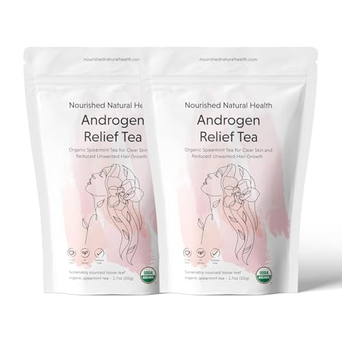 Nourished Androgen Relief Spearmint Tea - Organic Herbal Spearmint Tea