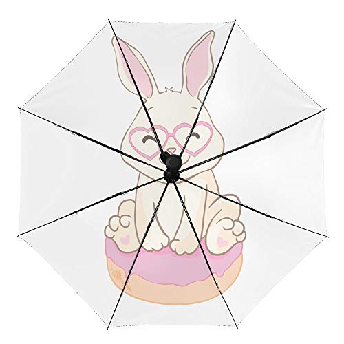 Parapluie rose durable contre la pluie et le soleil de l'été