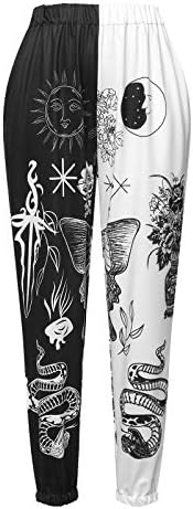 XFLnaraz Women's Fashion Printed Jogger Pants Elastic Waist Color Block Street Loose Sweatpants with Pockets 1 XFLnaraz Women's Fashion Printed Jogger Pants Elastic Waist Color Block Street Loose Sweatpants with Pockets