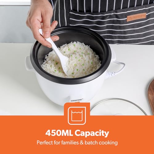 Geepas 1L Rice Cooker & Steamer with Keep Warm Function - Image 6