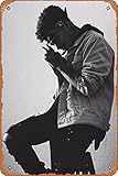Muecddoa Phora (Marco Archer, Rapper) Music Poster Tin Sign Film Movie Cinema Theater 8x12 Inches - Vintage Metal Tin Sign for Home Bar Pub Garage Decor Gifts