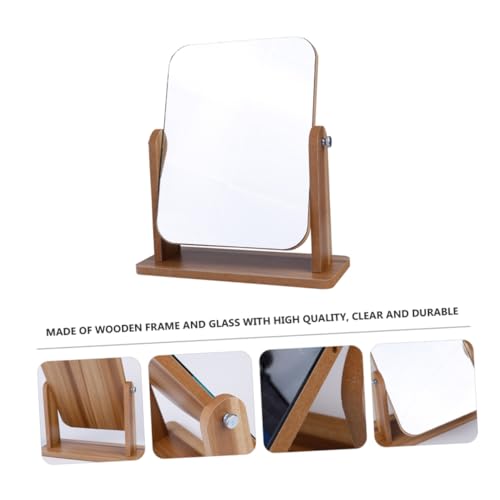 Miroir portable simple face avec haute réflexion pour maquillage décoratif GALPADA - 6