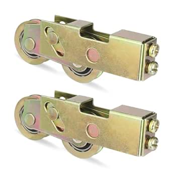 2Pcs Sliding Patio Door Rollers 1-1/4Inch Sturdy Sliding Door Bearing Wheel Sliding Glass Doors Windows Wardrobes Replace Roller