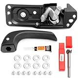 X4XZ 20833606 Left Driver Side Interior Door Handle Kit for 2007-2014 Chevy Silverado, Tahoe, Suburban, Avalanche/GMC Sierra, Yukon, Yukon XL/Cadillac Escalade 20871488, 80374