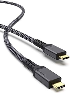 Kabel Thunderbolt 4 2m,Maxonar Kabel USB C 4.0 TB4 40Gbps/20V/5A 100W Obsługuje 8K30hz/Dual 4K60hz Monitor,Mac Studio,Studio Display,M1 Macbok Air,Zewnętrzny Dysk SSD, eGpu,Stacja Dokująca