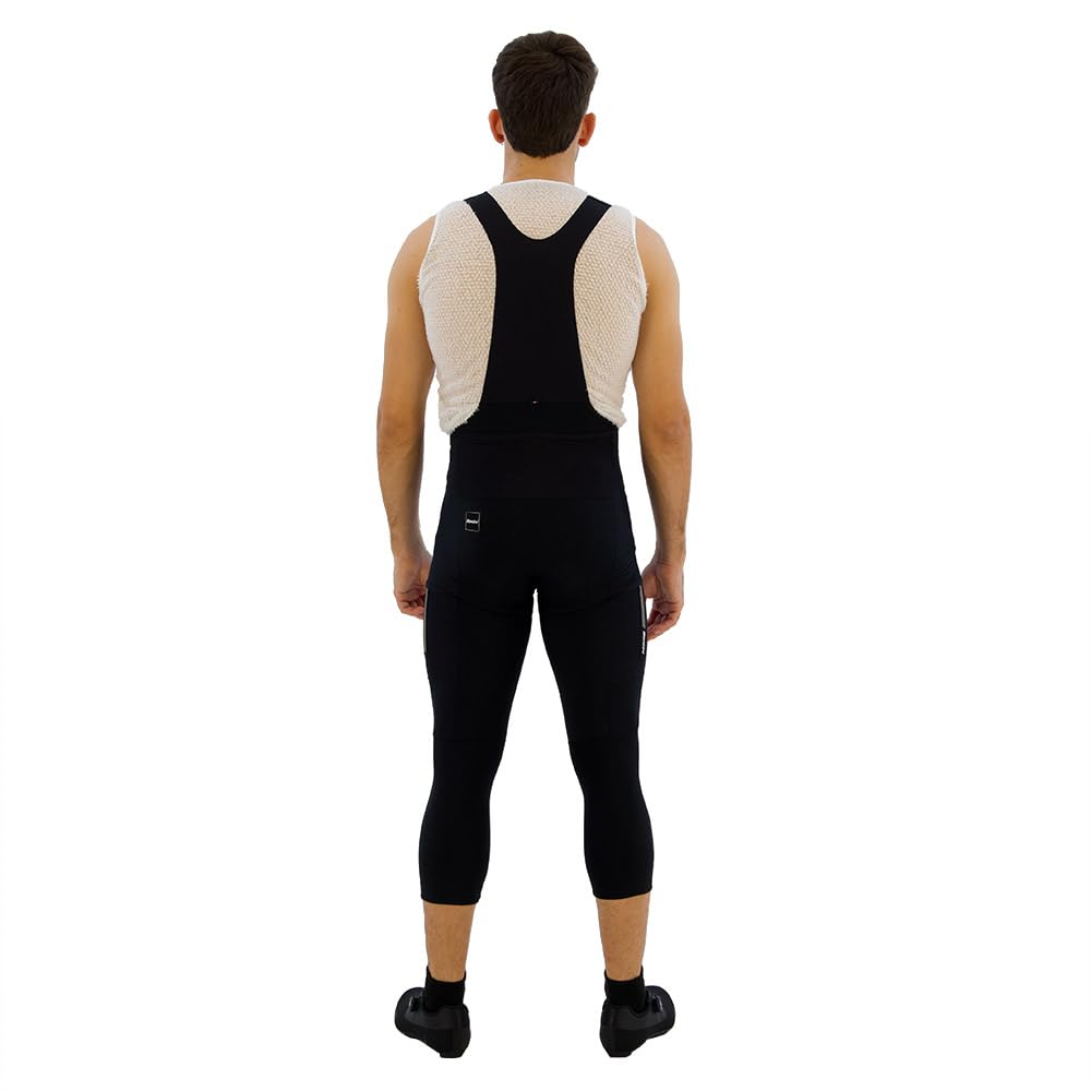 Santini Collants à bretelles 3/4 résistants à l'eau