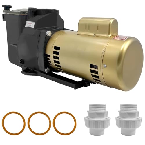 2HP Pool Pump W3SP2615X20 Single Speed Compatible with Hayward SP2615X20 Super Pump, for All In-Ground Pool and Spa 115/230V
