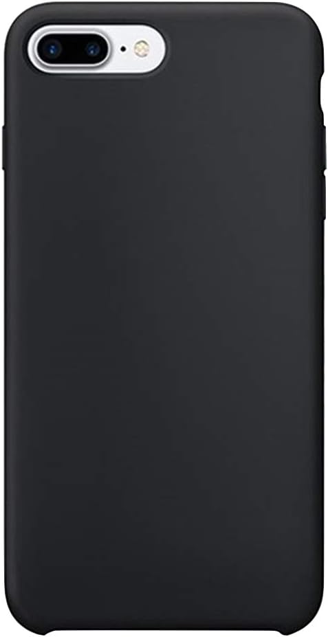 Case Compatible with iPhone 7 Plus Case, Liquid Silicone Rubber Phone Case for iPhone 7 (iPhone 7, Black)