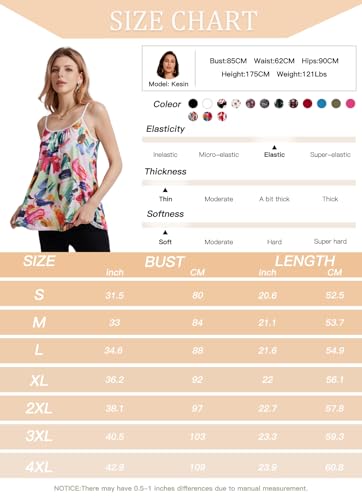 Image of Camisoles for Women with Built in Bra Adjustable Strap Tank Tops Cami Sleeveless Summer Tops for Workout Sleeping Traveling