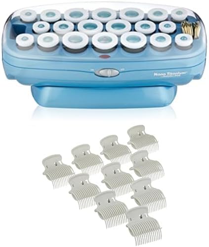 Nano Titanium Professional Hot Rollers and Clips Bundles