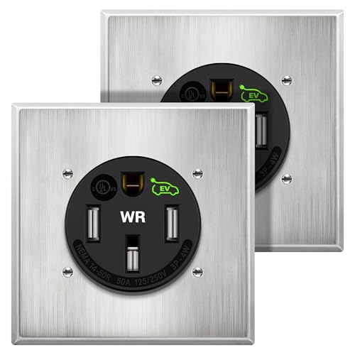 LIDER Extra Weather-Resistant Flush Receptacle, NEMA 14-50R, UL Listed
