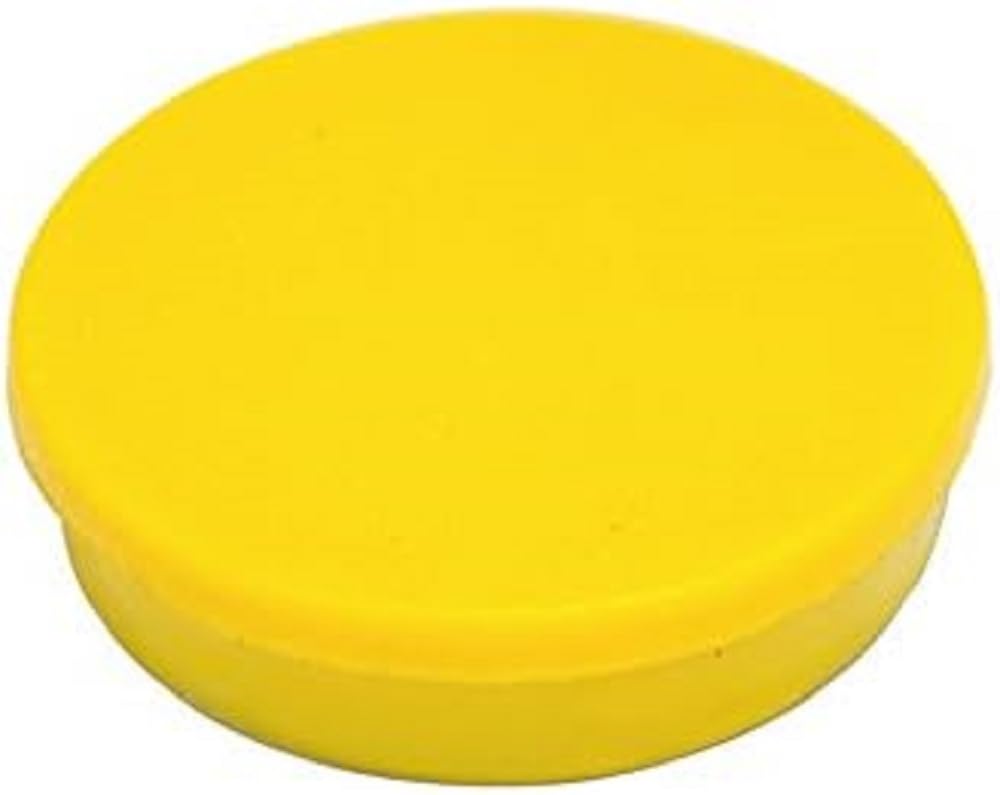 Bi-Office Yellow Round Magnets