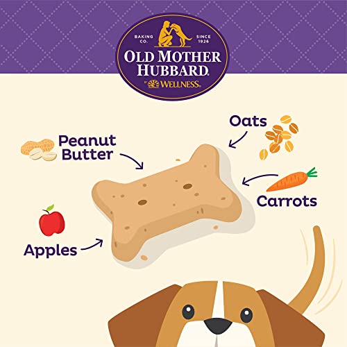 Old Mother Hubbard By Wellness Classic P-Nuttier Natural Dog Treats, Crunchy Oven-Baked Biscuits, Ideal For Training, Small Size, 20 Ounce Bag #TOP3