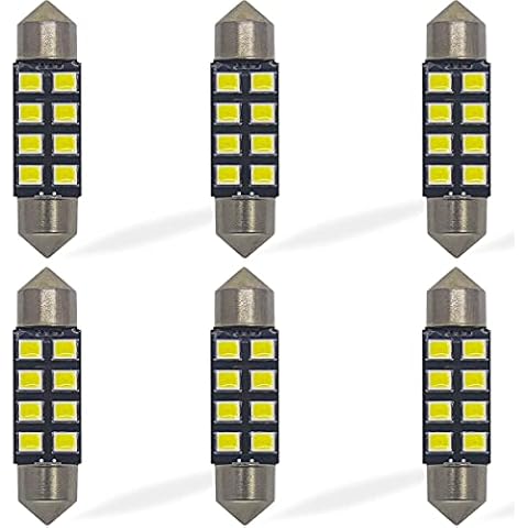 Yoper 6418 6461 6475 6486X LED Light Bulbs for Interior Dome Map Door Courtesy License Plate White Canbus Error Free Festoon (36MM) Cover