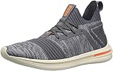 Puma Men's Ignite Limitless SR Evoknit Sneaker, Iron gate-Shocking Orange, 12 M US