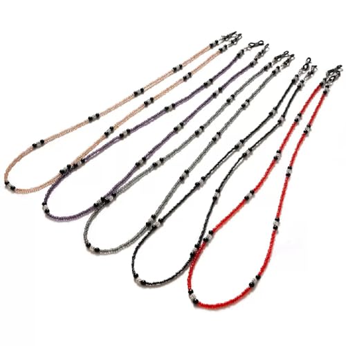 Chaîne de lunettes perlée élégante et cordon de cou pratique