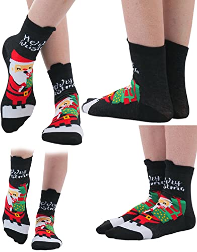 Image of ToBeInStyle Women's Pack of 6 or 12 Fashion Printed Crew Socks