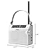 Sangean PR-D6WH AM/FM Compact Analog Portable Radio