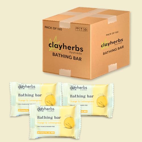 Image of 15g Soap, (Pack-150) Orange & Lemongrass Hotel Toiletries Soap, Travel Soap, Guest Room Amenities Soap, Hospitality Kit, Small Soap, Marriage Hall, Mini Size Soap