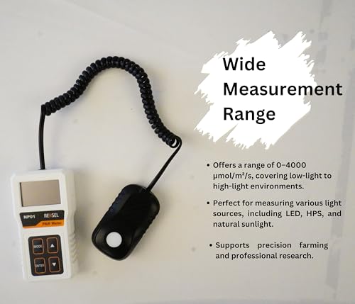 Image of Chipku NP01 PAR Meter for Light | Plant Light Intensity Measurement Device with Range 0 to 4000 umolm2sec