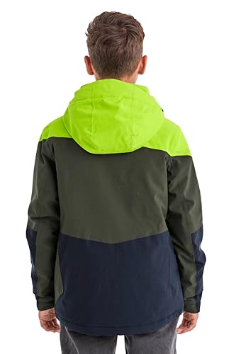 Killtec Jungen Ksw 161 Bys Jckt Skijacke Funktionsjacke mit Kapuze und Schneefang, apfel, 152 EU