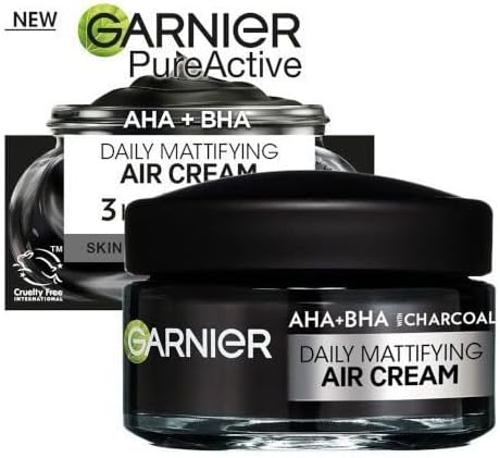 Pure Active Charcoal Air mattifying cream against irregularities 50ml