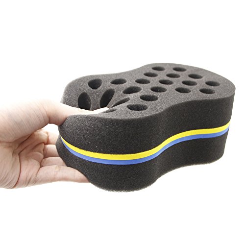 Riorand Hair Sponge Magic Twist Curl Sponge Big Small Holes Double Sided Hair Styling Tools Dreadlock Afro Coil Hair Care #TOP4