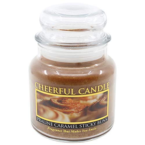 Cheerful Giver A Alegre dador Praline Caramelo pegajosa Vela en Tarro, Vidrio, marrón, 0,5 L Cover