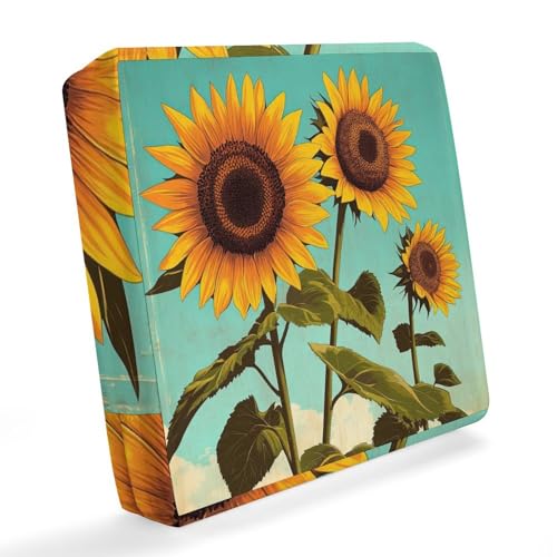 DELIBEST Fundas de cojín para exteriores para patio, fundas de cojín impermeables para sofá, fundas de cojín para sillas de flores, fundas de cojín protectoras para muebles