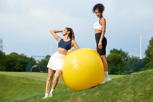 Sykooria Sujetadores Deportivos Mujer Sujetador Deportivo con Espalda de Nadador Top Deportivos Mujer Acolchados Top Corto de Gimnasio de Impacto Medio para Fitness(Blanco,L)