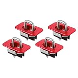 AMISENK EIN Satz Von 4 Lederbettbezügen Für Motorräder Rennwagen Und Autos Mit Robustem Cargo Design Und Zitronenfarbenem Coatin. Verweigerung Der Erforderlichen Ausrüstung Für LKW Frachthaken Set