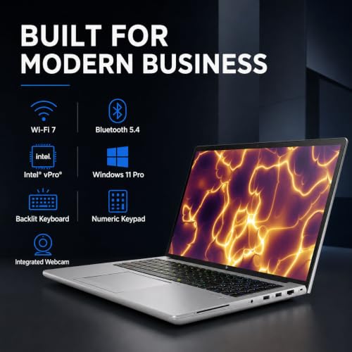 Image of HP ZBook Fury 16 G11 Mobile Workstation Laptop, 16 inch WUXGA, Intel Core i7-13850HX 20-Core, 64GB DDR5 RAM, 2TB NVMe SSD, Intel UHD Graphics, Wi-Fi 7, Bluetooth 5.4, Backlit Keyboard, Windows 11 Pro