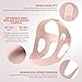 OHELEEP Anti Snore Chin Strap for CPAP Users, Snore Stopper Adjustable, Chin Strap for Sleeping Comfortable Stop Snoring Solution, Anti Snoring Devices Breathable and Reusable, Pink, M