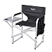 Stylish Camping SL1204BLACK/FLAG Full Back Folding Director's Chair