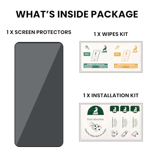 Image of AIBEX Privacy Tempered Glass for Apple iPhone 13 / Apple iPhone 13 Pro /Apple iPhone 14 / Apple iPhone 16E | 9H Hardness | Anti-Spy Screen Guard | Anti-Fingerprint | Edge-to-Edge Privacy Protection