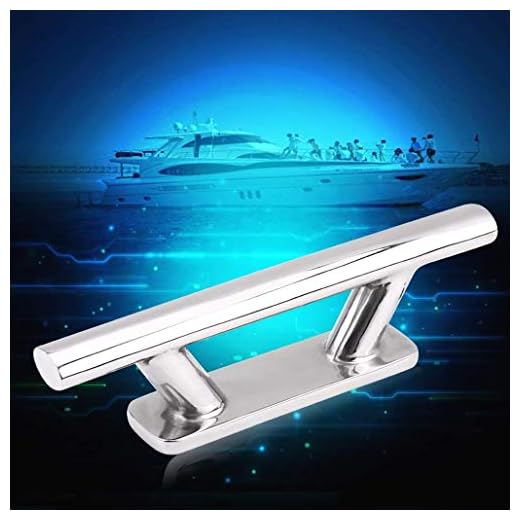 DULALA Bitta per Barche in Acciaio Inox Dock per Barche da 8 Pollici Bitta da Ponte per Yacht Marino