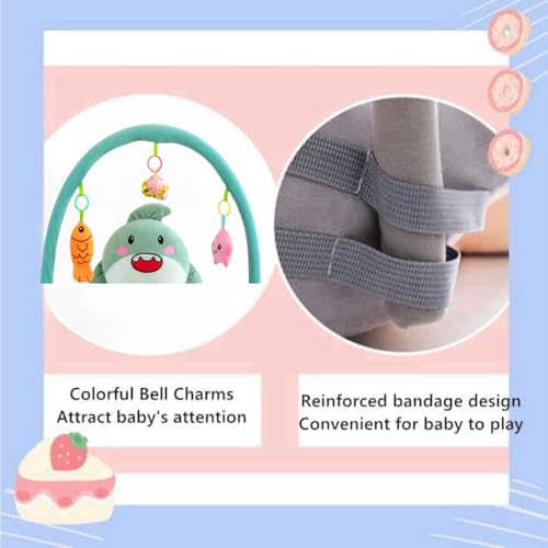 كرسي أريكة للأطفال للتدريب على الجلوس. مقعد داعم للحضانة مع وسادة واقية مخملية للأطفال (أخضر)