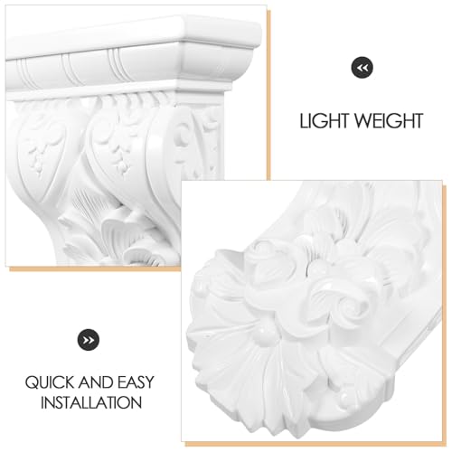 Ménsula romana Toyvian de ABS para decorar esquinas de hogar 3