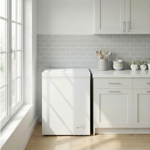 TABU 7.0 Cu Ft Compact Chest Freezer Freestanding Deep Freezer White - Image 2