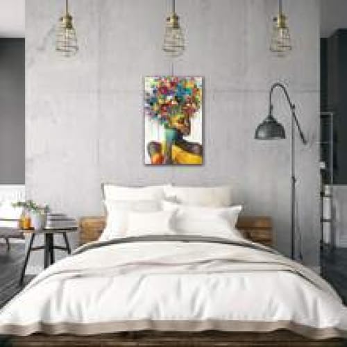Art sur toile graffiti 30x45cm résolvant les murs blancs vides