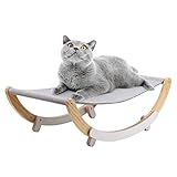BEELIKE Cat Hammock Cat Bed with Durable Wooden Frame Cat Toys for Indoor Cats Kitten Bed for...