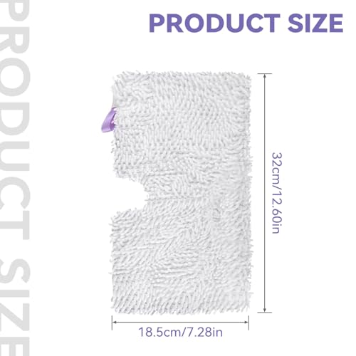 Image of S3501 For Shark Steam Pocket Mop Pads: Washable Steam Mop Replacement Pads For Shark Steamer S3601D S3601 S3801CO S3901 S3550 SE450 (6Pack)