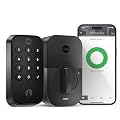 Yale Keyless Entry Smart Deadbolt with Wi-Fi, Electronic Door Lock with Keypad, Code Entry, Remote Access & Backup Key - Secure Smart Home Door Lock, Black Suede, YRD410-WF1-BSP, Assure Lock 2