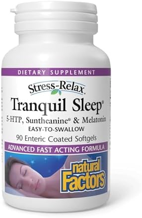 Stress-Relax Tranquil Sleep by Natural Factors, Sleep Aid with Su...