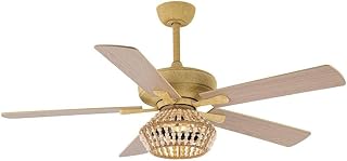 52 in. Indoor Weathered Gold Reversible Blade Ceiling Fan with Light Kit and Remote Control Included FGF6350110VFG