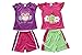 Just Love 44045-18M Two Piece Short Set (Pack of 2) Pink/Green, Purple/Pink