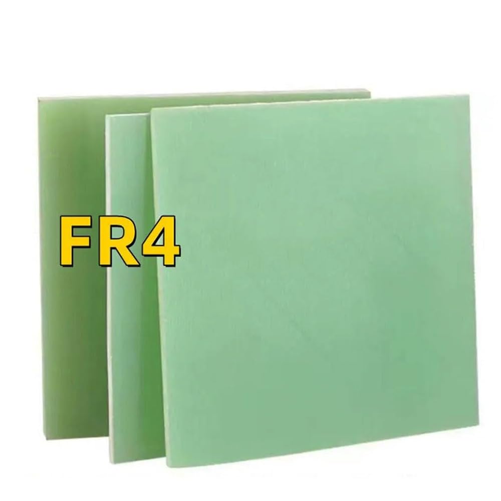 Epoxy Plate, Tablero epoxi, tablero de fibra de vidrio G10 FR4, tablero epoxi verde claro 3240 Tablero de resina epoxi, fibra de vidrio FR-4 de 0,5/1/1,5/2/3/4/5 mm de espesor. 1 ud.(3mm,235x235mm)